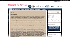 Desktop Screenshot of bio.espci.fr