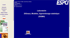 Desktop Screenshot of neurones.espci.fr