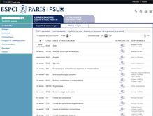 Tablet Screenshot of cours.espci.fr