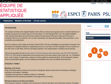 Tablet Screenshot of esa.espci.fr