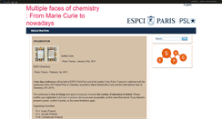 Desktop Screenshot of mcurie100.espci.fr