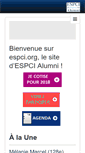 Mobile Screenshot of espci.org